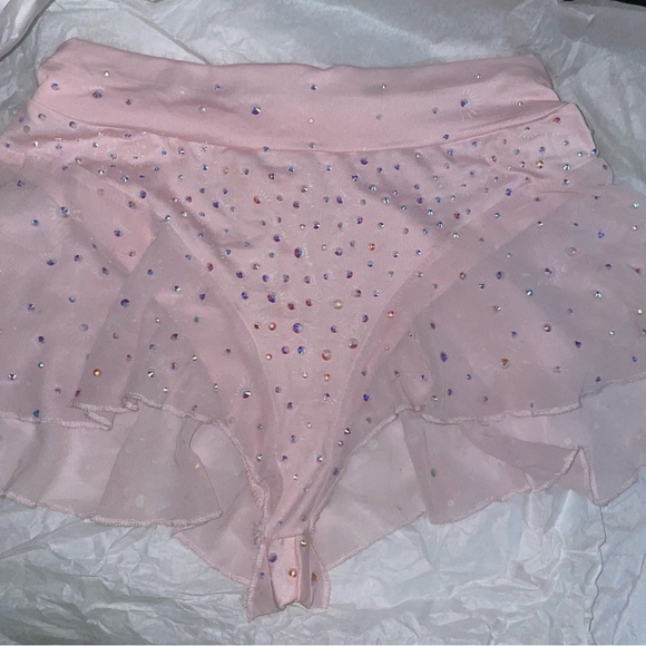 Pink Rhinestone Embellished Fairy shorts - Picture 4 of 5